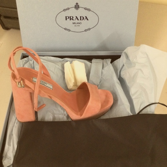 Prada Calzatura Donna Camoscio Loto - Picture 1 of 3